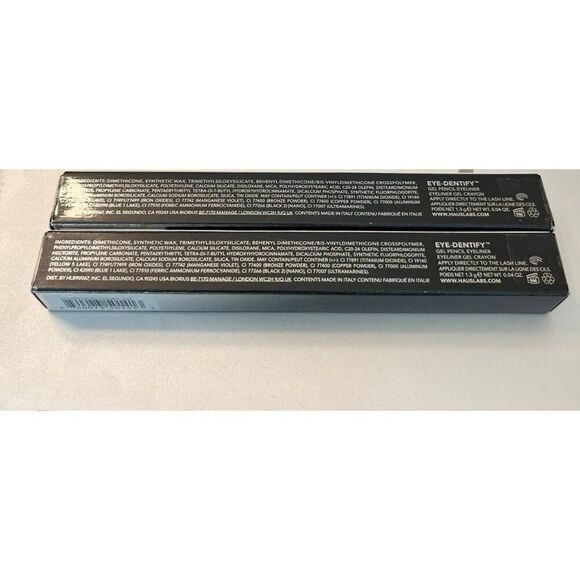 HAUS Labs By Lady Gaga Eye Dentify Gel Pencil Eyeliner Burn LOT OF 2 NEW - Picture 4 of 5